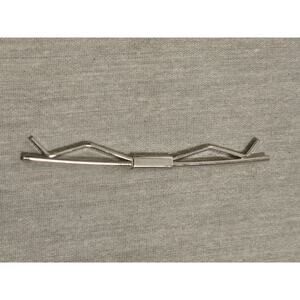 Anson Collar Bar Mid Century Collar Clip - Vintage Silver Tone Collar Bar